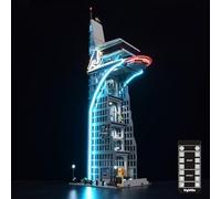 LightGo LED Lighting Kit Designed for Marvel Avengers Tower Compatible with Lego 76269 Building Set - Not Include Model (Remote Version)