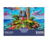 Lighthouse 1000 Piece Jigsaw Puzzle Sustainable for Adults Great Gift 38x26cm/1000pcs