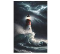 Lighthouse 1000 Pieces of Puzzles for Adults And Children - Wooden Puzzles, Stress Relief Games And Unique Gifts （78×53cm）