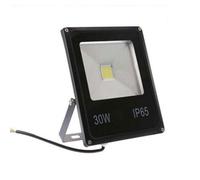 Lighthouse 30W Led Cob Flood Light Cool/day Light 6500K (Equivalent To 300W) Ip65 Black 2400Lm