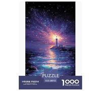 Lighthouse 3D Paper Puzzle Game 52x38cm/1000pcs, - Creative And Educational, Perfect for Relaxing And Home Decoration, A Great Gift for Everyone
