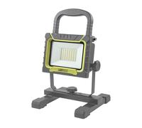 Lighthouse 4000 Site Light - 110V Work Light with Magnetic Base, 4000 Lumens, 38W SMD LED, Tilting Head, IP44 Rated for On-Site, Construction, Workshop Tasks
