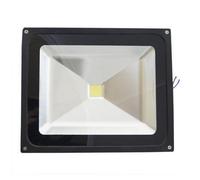 Lighthouse 50W Led Cob Slim Flood Light 6500K Black Housing