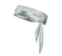 Lighthouse Backdrop Print Sports Head Tie,Adjustable Sports Headband for Sports, Fitness, Working Out, Yoga