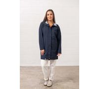 Lighthouse Clothing Women's Long Beachcomber Jacket Spring Summer Outdoor Coat in Dark Navy | Size: 8 Lighthouse Clothing Dark Navy 8