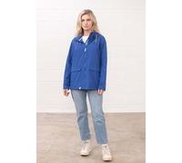 LightHouse Women's Beachcomber Waterproof Jacket - Ladies Windproof Spring Sumer Outdoor Coat with Hood - Indigo - 8