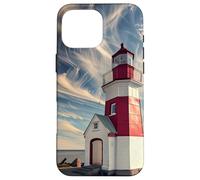 Lighthouse Beacon Ocean Clouds Sky Case for iPhone 16 Pro Max