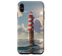 Lighthouse Beacon Ocean Clouds Sky Case for iPhone XS Max
