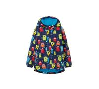 LightHouse Boys Finley Warm Waterproof Raincoat - Kids Padded Fleece Lined Windproof Winter Outdoor Coat With Hood - Monster Print - 5-6 Years