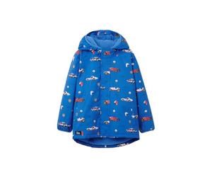 LightHouse Boys Finley Warm Waterproof Raincoat - Kids Padded Fleece Lined Windproof Winter Outdoor Coat With Hood - Rally Print - 3-4 Years