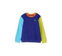 LightHouse Boys Finn Jersey - Kids Cotton Rich Long Sleeved Top - Blue Navy Lime - 3-4 Years