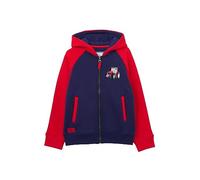 LightHouse Boys Jackson Hoodie - Kids Warm Zip-Up Tractor Top - Red - 6-7 Years