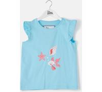 (1-2 Yrs, Under the Sea Print) LightHouse Girls Causeway Swing Tee - Kids Crew Neck Cotton T-Shirt