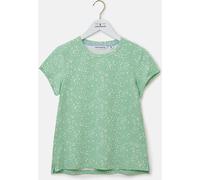 Lighthouse Clothing Women's Causeway Short Sleeve Tee Cotton Stretch T-shirt in Green | Size: 10 Lighthouse Clothing Green 10
