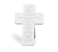Lighthouse Christian Products Ceramic Cross - Serenity Prayer - Philippians 4:13