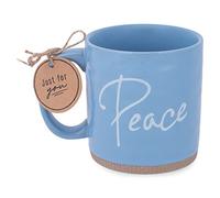 Lighthouse Christian Products Pray Boldly Powerful Words Blue 16 Ounce Ceramic Mug
