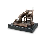 Lighthouse Christian Products Praying Man Seeking God Bronzelike Finish 5.5 x 7.75 Hand-Cast Resin Mounted Sculpture