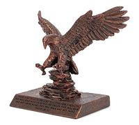 Lighthouse Christian Products Soar Like An Eagle Bronzelike Finish 6.5 x 3.75 Cast Stone Mounted Sculpture
