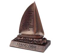 Lighthouse Christian Products Stand Firm Figurine Statue, Multicolor, 4.5 x 5.25