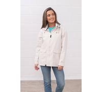 (20, Cream) LightHouse Women's Beachcomber Waterproof Jacket - Ladies Windproof Spring Sumer Outdoor Coat with Hood