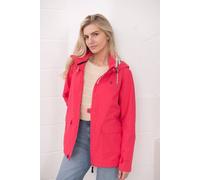 LightHouse Women's Beachcomber Waterproof Jacket - Ladies Windproof Spring Sumer Outdoor Coat with Hood - Raspberry - 16