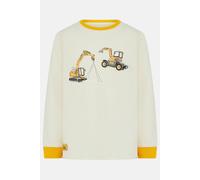 Lighthouse Clothing Boy's Oliver Long Sleeved Cotton Top in Off-White | Size: 7-8 Years Lighthouse Clothing Off-White 7-8 Years