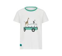 Lighthouse Clothing Boy's Oliver Short Sleeve Top T-shirt in Off-White | Size: 5-6 Years Lighthouse Clothing Off-White 5-6 Years