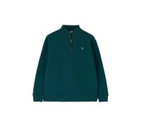 Lighthouse Clothing Coral Cotton Rich Brushed Jersey In Dark Green Dark Green 18