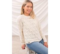 Lighthouse Clothing Eden Womens Jumper In Light Beige Light Beige 10
