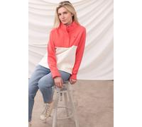 Lighthouse Clothing Haven Jersey Popper Detail Cotton Top In Coral Coral 10