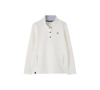 Lighthouse Clothing Haven Jersey Popper Detail Cotton Top In White White 10