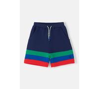 (3-4 Yrs, Navy Green Blue Red) LightHouse Boys Louie Jersey Shorts - Kids Cotton Rich Shorts