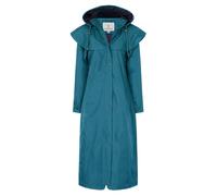LightHouse Outback Women's Full-Length Waterproof Raincoat - Lightweight, Durable, Stylish - Perfect for Outdoor Adventures - Deep Sea - 22