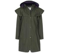 Lighthouse Clothing Outrider 3/4 Length Waterproof Raincoat In Khaki Khaki 20