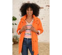 Lighthouse Clothing Rebecca Waterproof Raincoat - Spring Summer Outdoor Coat In Orange Orange 8