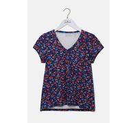 Lighthouse Clothing Women's Ariana Tee - Short-Sleeved V-Neck T-shirt in Dark Navy | Size: 12 Lighthouse Clothing Dark Navy 12
