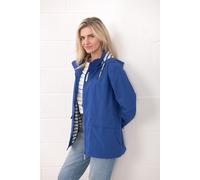 LightHouse Women's Beachcomber Waterproof Jacket - Ladies Windproof Spring Sumer Outdoor Coat with Hood - Indigo - 8