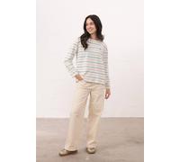 Lighthouse Clothing Women's Causeway Breton Long-Sleeved Top in Camel | Size: 12 Lighthouse Clothing Camel 12