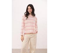 Lighthouse Clothing Women's Causeway Breton Long-Sleeved Top in Light Red | Size: 8 Lighthouse Clothing Light Red 8