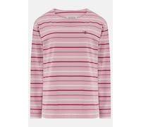 LightHouse Women's Causeway Breton Top - Ladies Long-Sleeved Cotton Stretch Tee