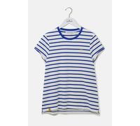 Lighthouse Clothing Women's Causeway Short Sleeve Tee Cotton Stretch T-shirt in Indigo | Size: 20 Lighthouse Clothing Indigo 20