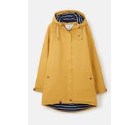 LightHouse Women's Eva Long Hooded Waterproof Coat - Ladies Breathable, Windproof, Mid-hip Jacket with Insulated Padding - Antique Gold - 16