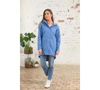 Lighthouse Clothing Women's Long Beachcomber Jacket Spring Summer Outdoor Coat in Blue | Size: 10 Lighthouse Clothing Blue 10