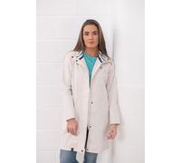 Lighthouse Clothing Women's Long Beachcomber Jacket Spring Summer Outdoor Coat in Cream | Size: 18 Lighthouse Clothing Cream 18