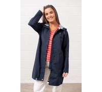 Lighthouse Clothing Women's Long Beachcomber Jacket Spring Summer Outdoor Coat in Dark Navy | Size: 8 Lighthouse Clothing Dark Navy 8