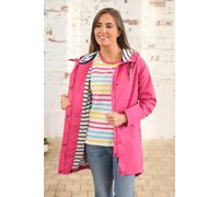 Lighthouse Clothing Women's Long Beachcomber Jacket Spring Summer Outdoor Coat in Pink | Size: 8 Lighthouse Clothing Pink 8