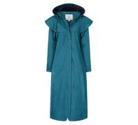 LightHouse Outback Women's Full-Length Waterproof Raincoat - Lightweight, Durable, Stylish - Perfect for Outdoor Adventures - Deep Sea - 14