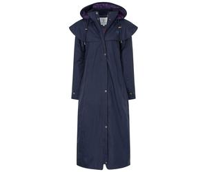 Lighthouse Clothing Women's Outback Full Length Waterproof Raincoat in Navy | Size: 8 Lighthouse Clothing Navy 8