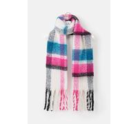 LightHouse Women's Acrylic Scarf - Ladies Shawl - Rust Pink Navy - One Size