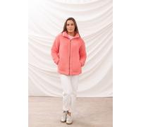 Lighthouse Clothing Women's Seashell Full Zip Sherpa Fleece in Coral | Size: 8 Lighthouse Clothing Coral 8